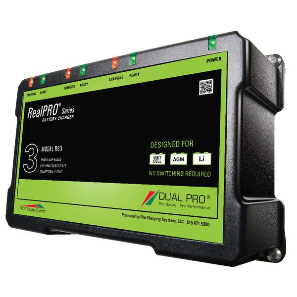 Dual Pro RealPRO Series Battery Charger - 18A - 3-6A-Banks - 12V-36V [RS3] - Image 1