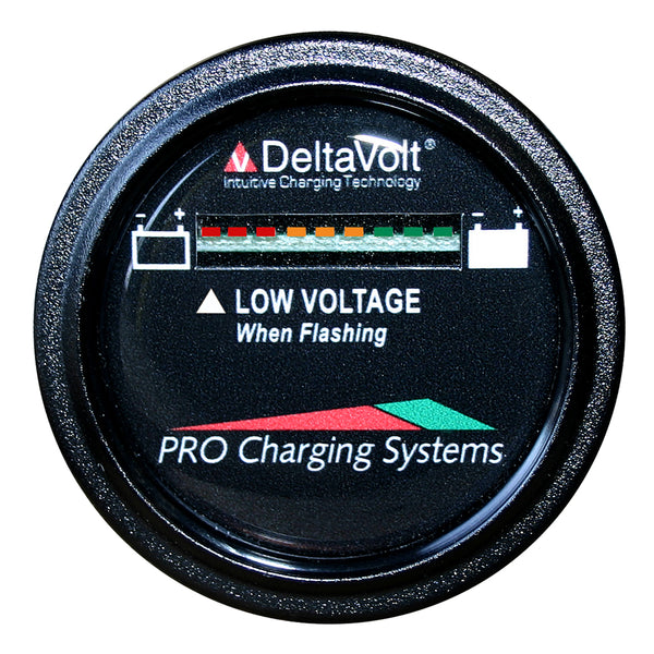 Dual Pro Battery Fuel Gauge - DeltaView Link Compatible - 36V System (3-12V Batteries, 6-6V Batteries) [BFGWOV36V] - Image 1