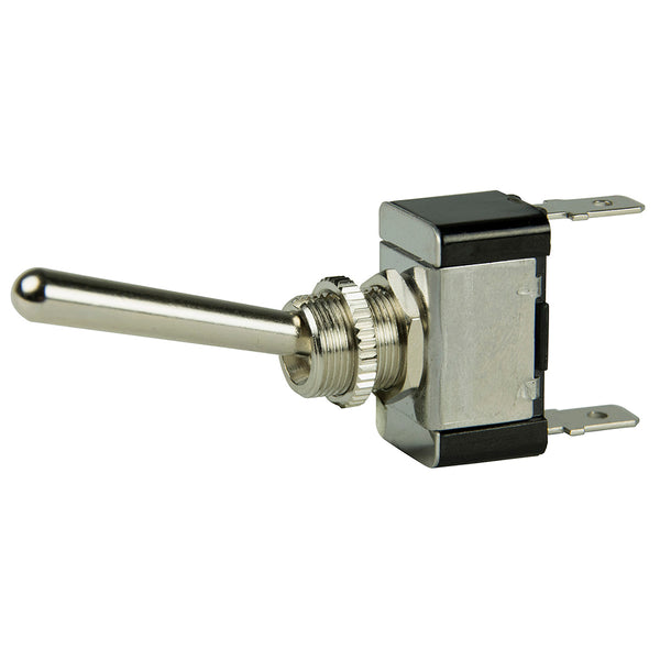 BEP SPST Chrome Plated Long Handle Toggle Switch - ON/OFF [1002013] - Image 1
