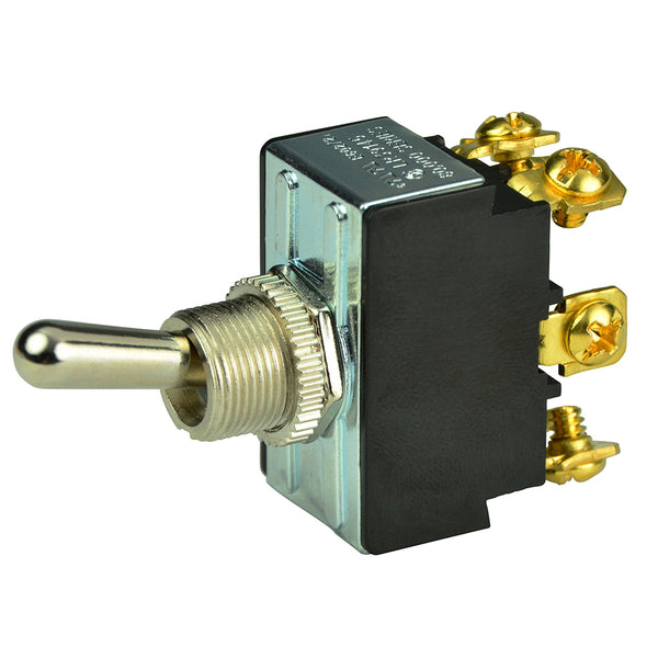 BEP DPDT Chrome Plated Toggle Switch - ON/OFF/ON [1002018] - Image 1