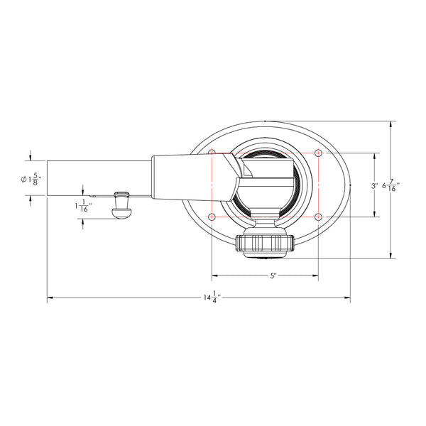 TACO Grand Slam 400 Outrigger Top Mount - Pair [GS-400] - Image 3