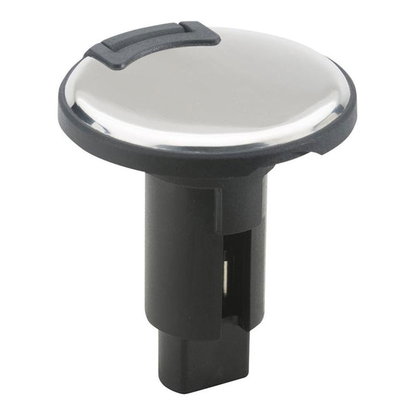 Attwood LightArmor Plug-In Base - 2 Pin - Stainless Steel - Round [910R2PSB-7] - Image 1
