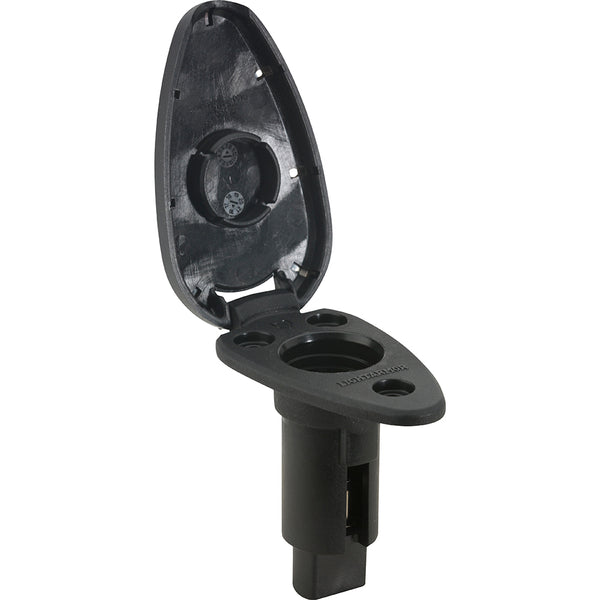 Attwood LightArmor Plug-In Base - 2 Pin - Black - Teardrop [910T2PB-7] - Image 2