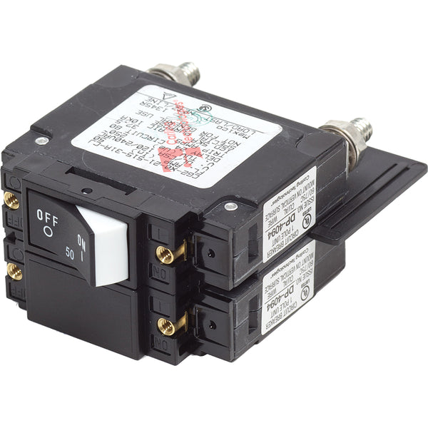 Blue Sea 7467 UL-489 Circuit Breaker - 50A Raised Rocker [7467] - Image 1