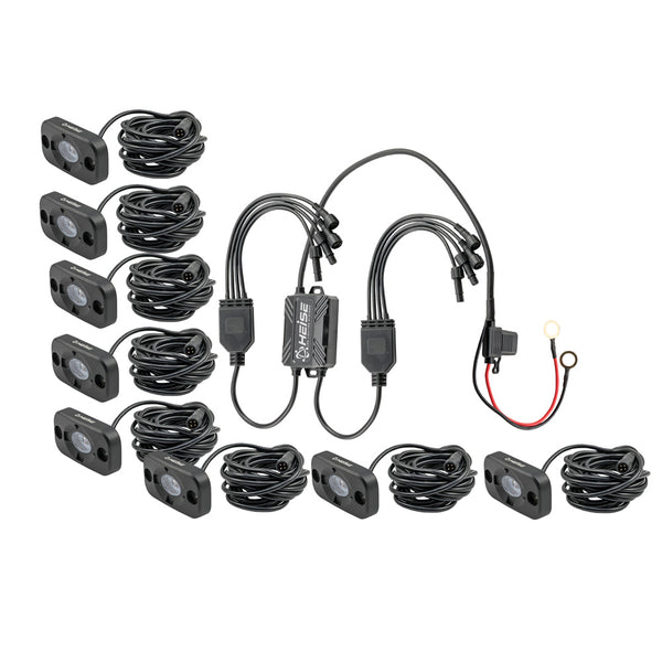 HEISE RGB Accent Lighting Kit - 8 Pack [HE-8TLRGBK] - Image 1