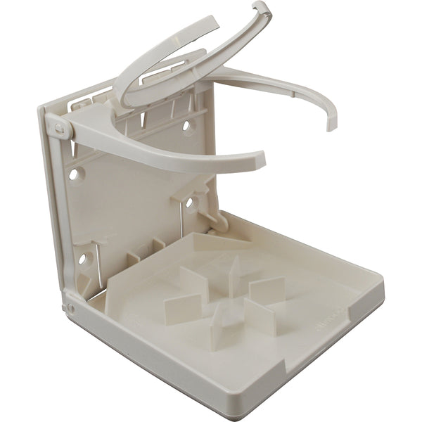 Attwood Fold-Up Drink Holder - Dual Ring - White [2449-7] - Image 1