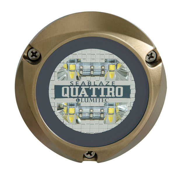 Lumitec SeaBlaze Quattro LED Underwater Light - Dual Color - White/Blue [101511] - Image 1