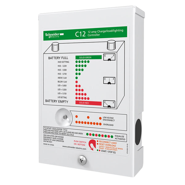 Xantrex C-Series Solar Charge Controller - 12 Amps [C12] - Image 1
