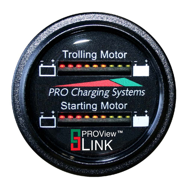 Dual Pro Battery Fuel Gauge - Marine Dual Read Battery Monitor - 12V/36V System - 15 Battery Cable [BFGWOM1536V/12V] - Image 1