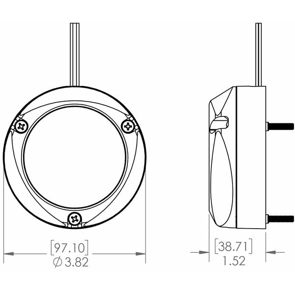 Lumitec Zambezi Quattro Surface Mount Underwater Light - Spectrum RGBW [101460] - Image 2
