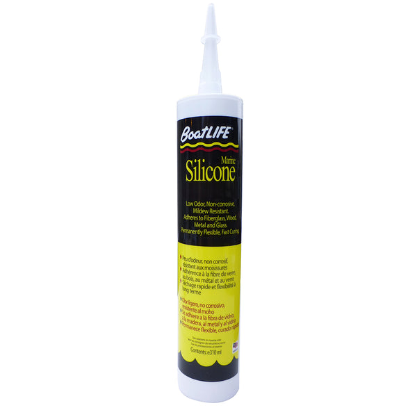 BoatLIFE Silicone Rubber Sealant Cartridge - White [1151] - Image 1