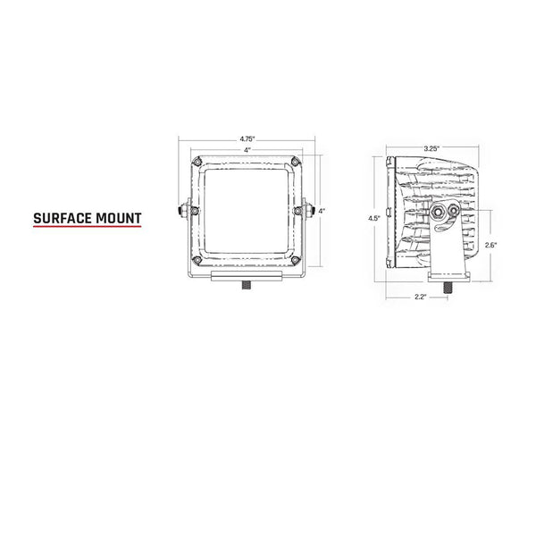 RIGID Industries D-XL PRO Diffused - Pair - Black [322313] - Image 2