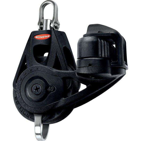 Ronstan Series 40 Ball Bearing Orbit Block - Single - Becket - Cleat - Swivel Head [RF45130] - Image 1