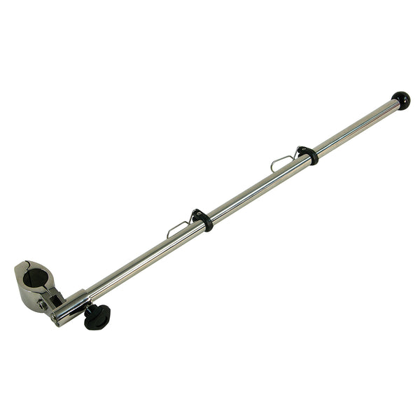 Whitecap ClampOn Flag Pole  12 Diameter Stainless Steel Clamp  Pole S5011
