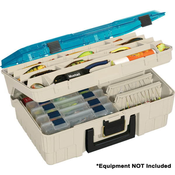 Plano Two-Tier Magnum Satchel XL - Beige/Blue [135010] - Image 1