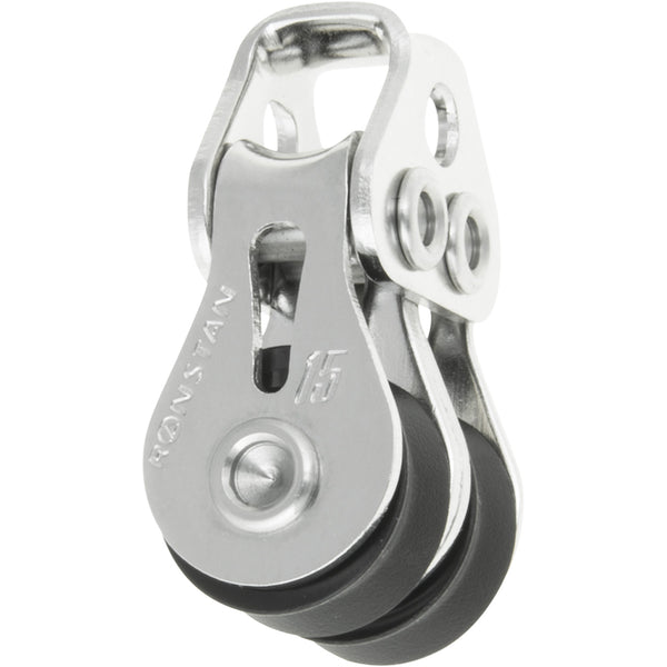 Ronstan Series 15 Ball Bearing Utility Block - Double, Loop Head [RF15202] - Image 1