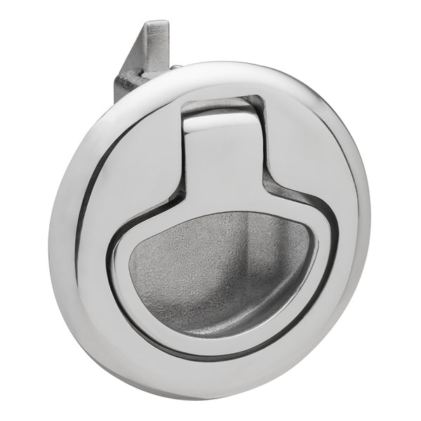Whitecap Slam Latch Stainless Steel Non-Locking Ring Pull [6135C] - Image 1