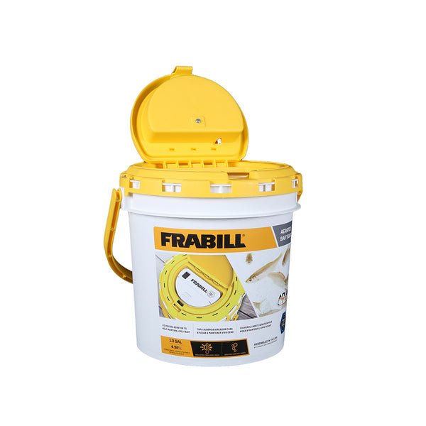 Frabill Dual Fish Bait Bucket w/Aerator Built-In [PMC4825] - Image 3