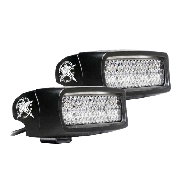 RIGID Industries SR-Q PRO Back Up Light Kit - Surface Mount Diffused - Pair - Black [980023] - Image 1
