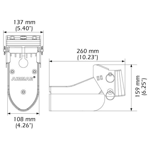 Airmar TM185C-HW High Frequency Wide Beam CHIRP Transom Mount 14-Pin Transducer f/Humminbird [TM185C-HW-14HB] - Image 3