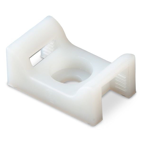 Ancor Cable Tie Mount - Natural - #8 Screw - 100 Pieces Per Bag [199232] - Image 1