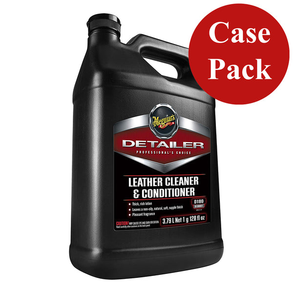 Meguiars Detailer Leather Cleaner  Conditioner - 1-Gallon *Case of 4* [D18001CASE] - Image 1