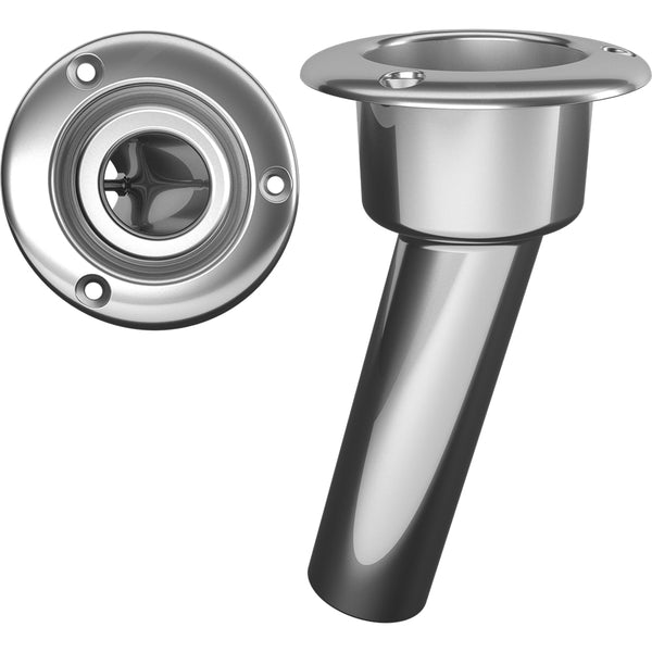 Mate Series Stainless Steel 15 Rod  Cup Holder - Open - Round Top [C1015ND] - Image 1