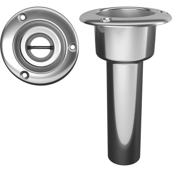 Mate Series Stainless Steel 0 Rod  Cup Holder - Open - Round Top [C1000ND] - Image 1