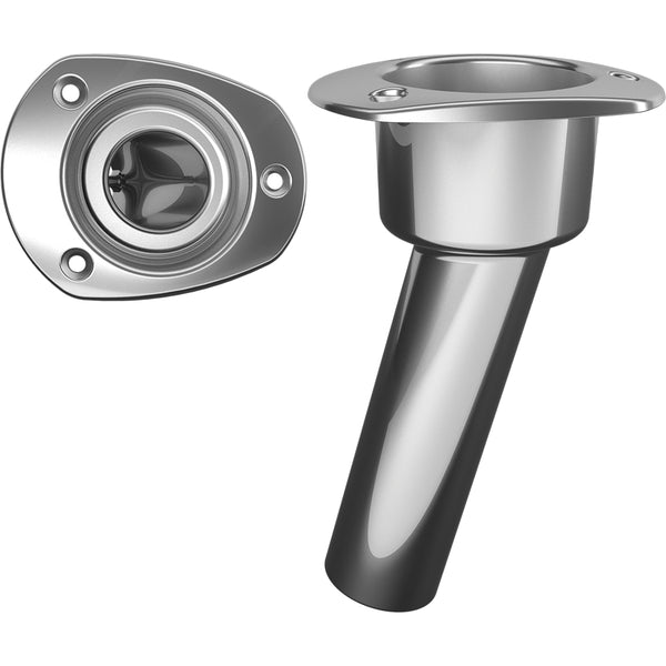 Mate Series Stainless Steel 15 Rod  Cup Holder - Open - Oval Top [C2015ND] - Image 1