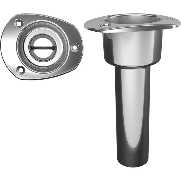 Mate Series Stainless Steel 0 Rod  Cup Holder - Open - Oval Top [C2000ND] - Image 1
