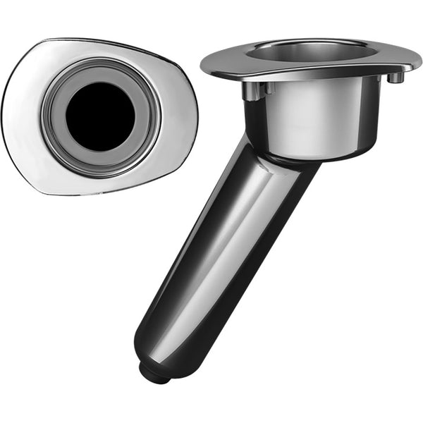 Mate Series Elite Screwless Stainless Steel 30 Rod  Cup Holder - Drain - Oval Top [C2030DS] - Image 1
