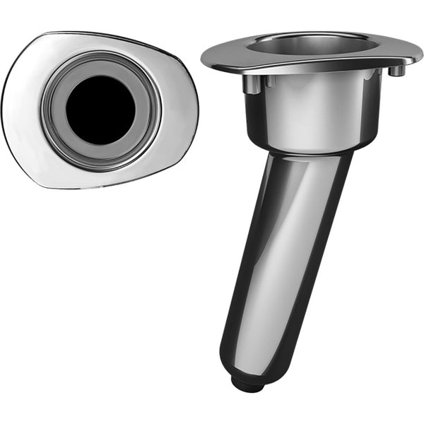 Mate Series Elite Screwless Stainless Steel 15 Rod  Cup Holder - Drain - Oval Top [C2015DS] - Image 1