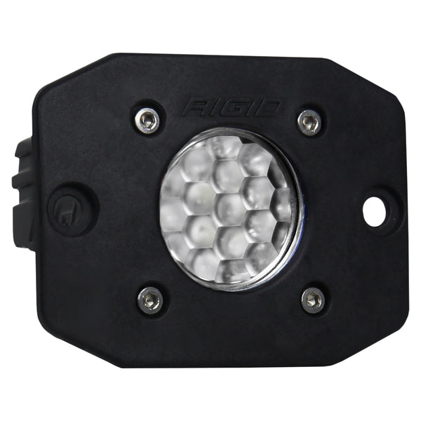 RIGID Industries Ignite Flush Mount Diffused - Single - Black [20631] - Image 1