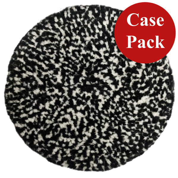 Presta Wool Compounding Pad - Black  White Heavy Cut - *Case of 12* [890146CASE] - Image 1