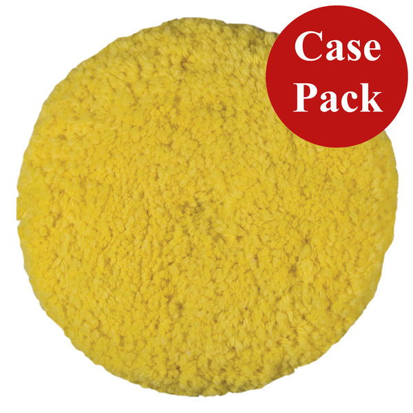 Presta Rotary Blended Wool Buffing Pad - Yellow Medium Cut - *Case of 12* [890142CASE] - Image 1