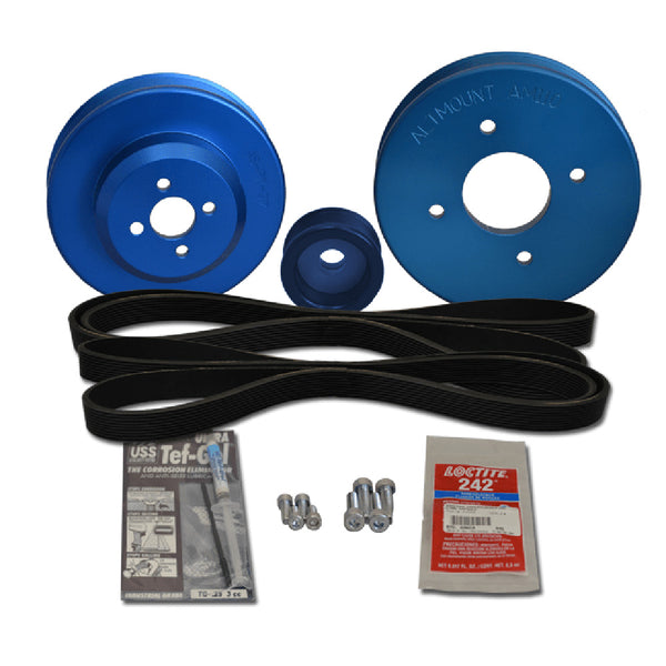 Balmar Pulley Kit f/Yanmar 4JH2-TE, 4JH2-HTE, 4JH2-DTE 4JH2-UTE [48-YSP-4JH-E] - Image 1