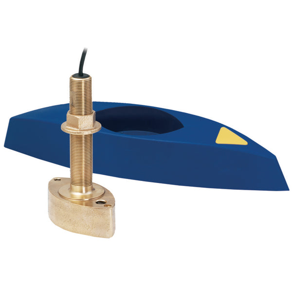 Airmar B45-DT-HB 600W Thru-Hull Transducer w/Fairing Block  Humminbird #9 Connector [B45-DT-HB] - Image 1
