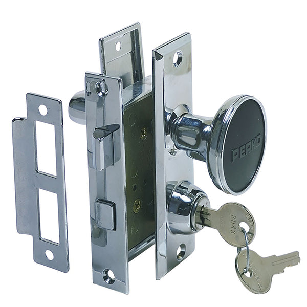 Perko Mortise Lock Set w/Bolt [0927DP0CHR] - Image 1