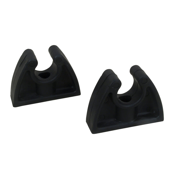 Perko Pole Storage Clips - Black - Pair [0477DP0BLK] - Image 1