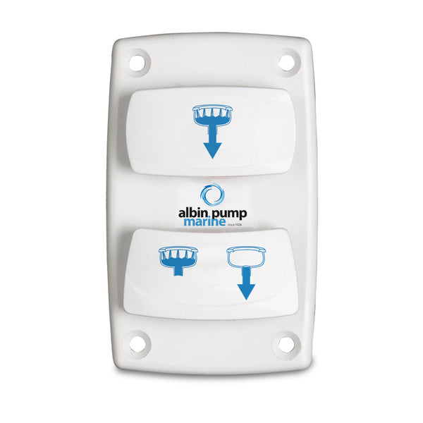 Albin Group Marine Control Silent Electric Toilet Rocker Switch [07-66-025] - Image 1