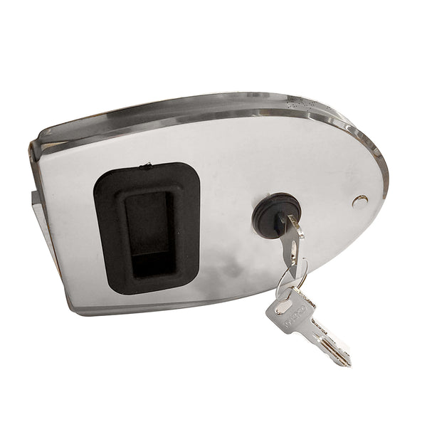 Southco Sliding Action Latch Weatherproof Lock Oval Stainless Steel [MF-02-310-24] - Image 1