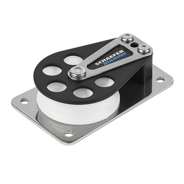 Schaefer Series 5 Flat Base/Alum Cheek/Delrin Sheave [504-11] - Image 1