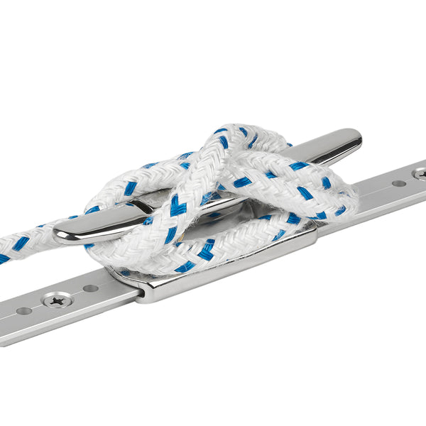 Schaefer Mid-Rail Chock/Cleat Stainless Steel - 1