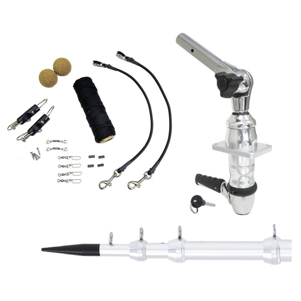 Tigress XD Top Mount System - 15 - Silver Outriggers Elite Rigging Kit [88824] - Image 1