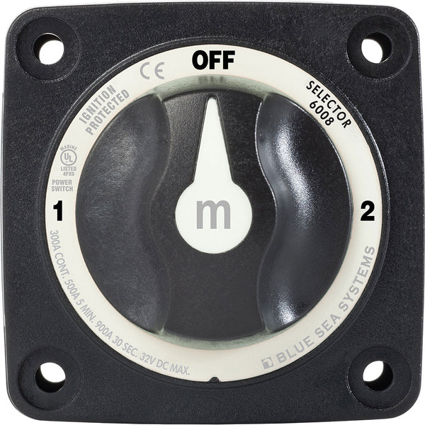 Blue Sea 6008200 m-Series Selector 3 Position Battery Switch - Black [6008200] - Image 3