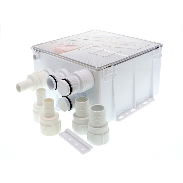 Rule Shower Drain Box w/800 GPH Pump - 24V [98B-24] - Image 1