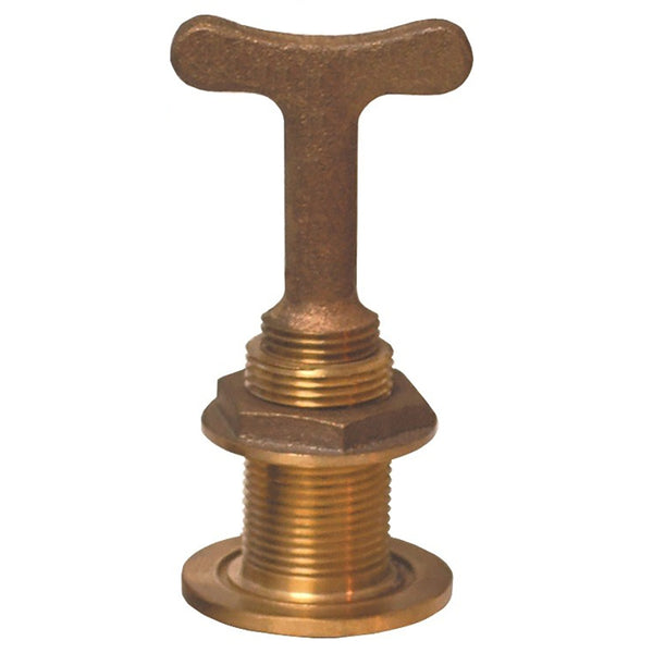 GROCO Garboard Drain w/Inside T-Handle Plug [TD-750] - Image 1
