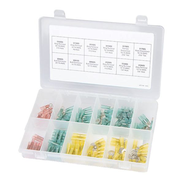 Ancor 160-Piece Heat Shrink Terminals  Connectors Kit [320101] - Image 1