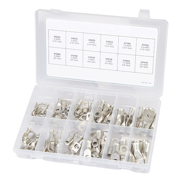 Ancor 100-Piece Tinned Copper Lug Kit [255101] - Image 1