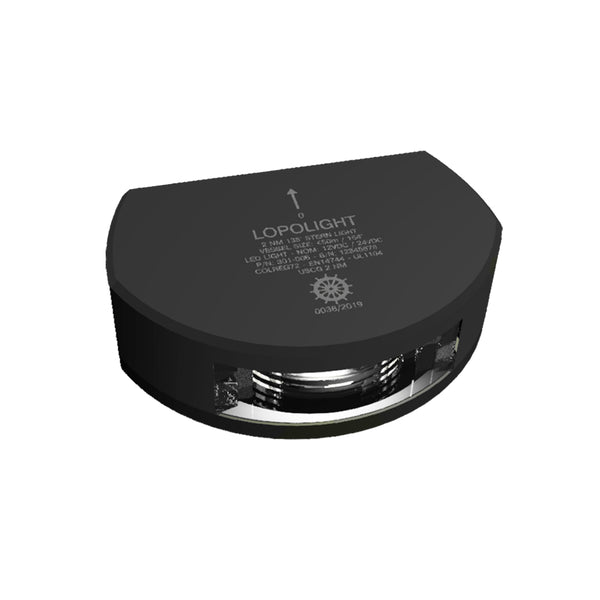 Lopolight Series 301-006 - Stern Light - 2NM - Vertical Mount - White - Black Housing  [301-006-B] - Image 1